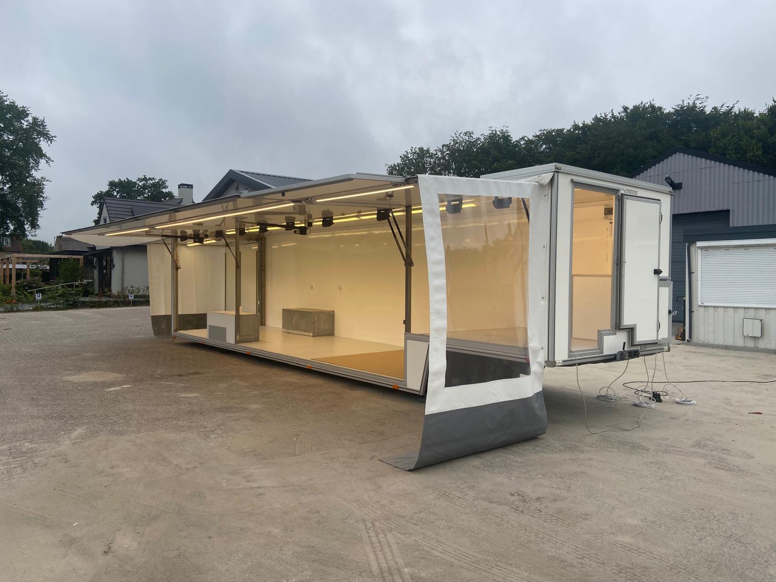 Bloementrailer voor LIEF bloemen en planten